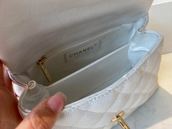 CHANEL MINI FLAP BAG WITH TOP HANDLE GoodFit 1035 - Image 10