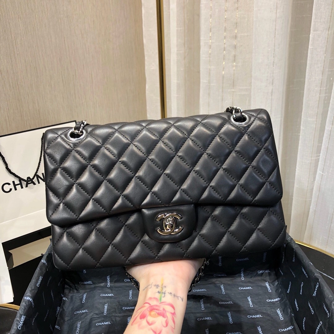 CHANEL FLAP BAG LAMBSKIN AllSeason 723 - Image 3