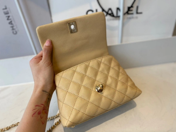 CHANEL MINI FLAP BAG WITH TOP HANDLE NewStyle 1042 - Image 8