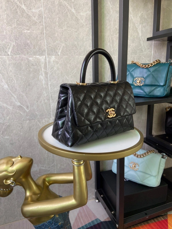 CHANEL COCO HANDLE BAG AllSeason 1030 - Image 8