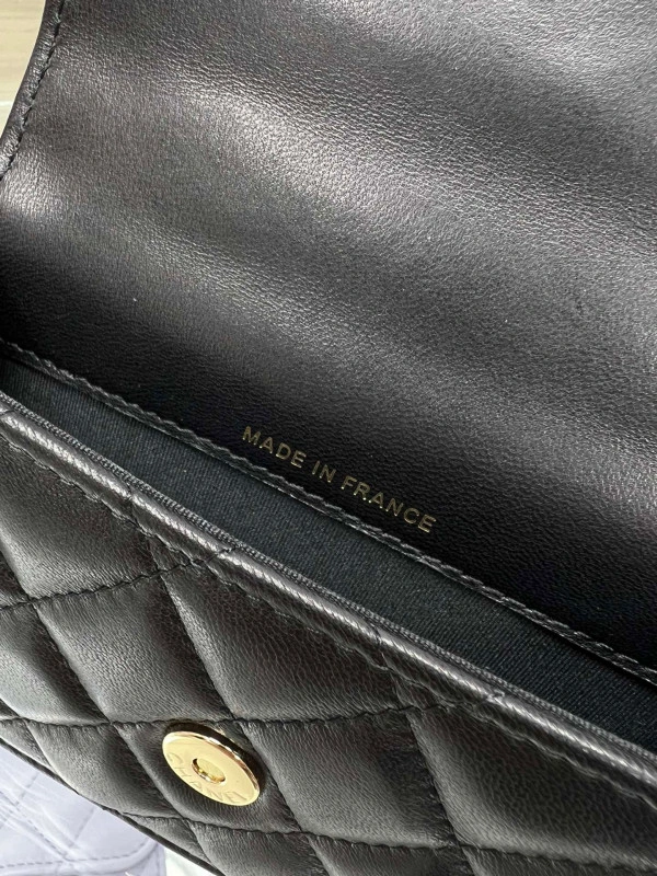 CHANEL FLAP COIN PURSE WITH CHAIN NewStyle 1321 - Image 10