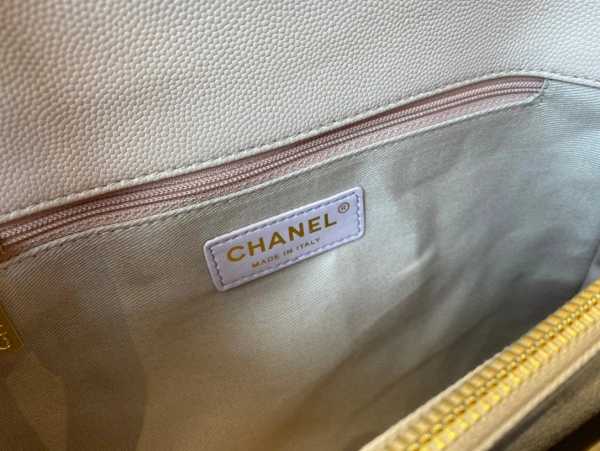 CHANEL LARGE FLAP BAG WITH TOP HANDLE EasyMatch 1028 - Image 9