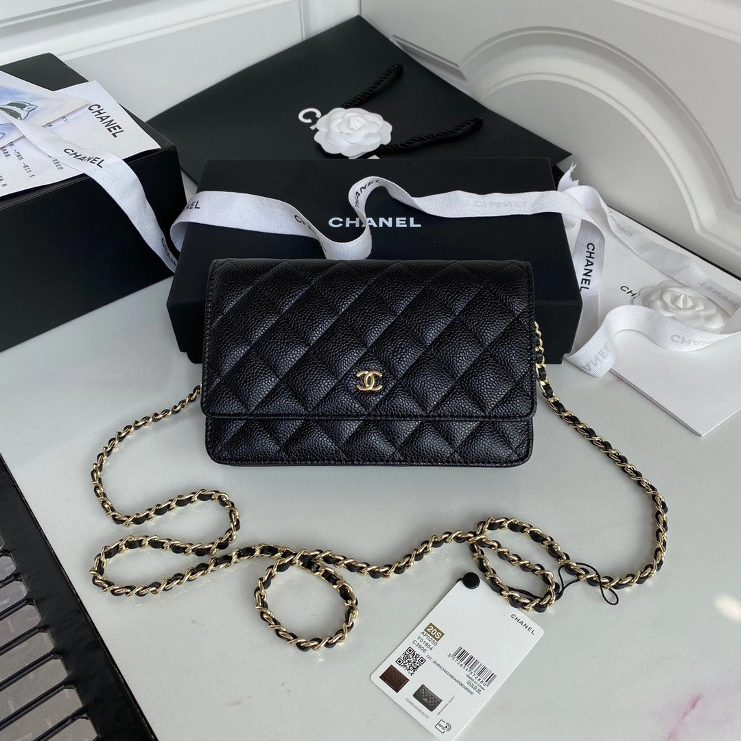 GoAnywhere CHANEL CHAIN WALLET CAVIAR NEW EDITION 1360 - Image 3
