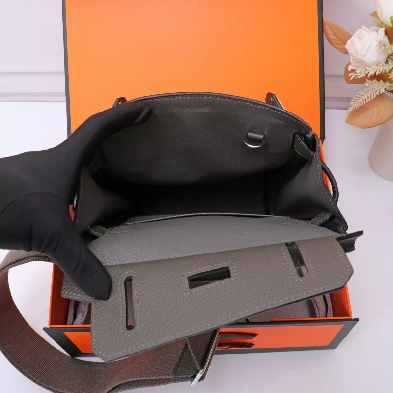 BestValue 7793 Hermes AAA Quality Messenger Bags In Black For Unisex - Image 8