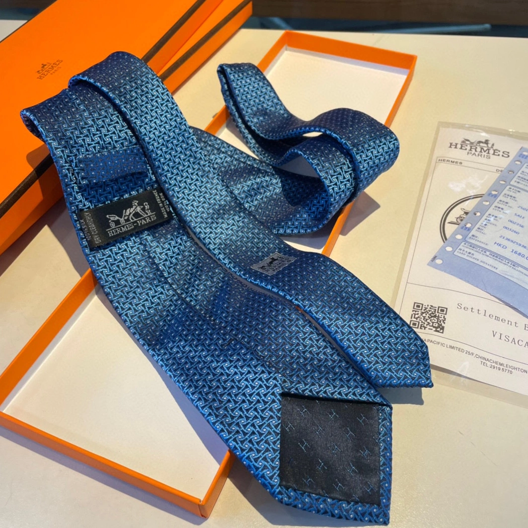 Breathable 233 Hermes Necktie For Men - Image 3