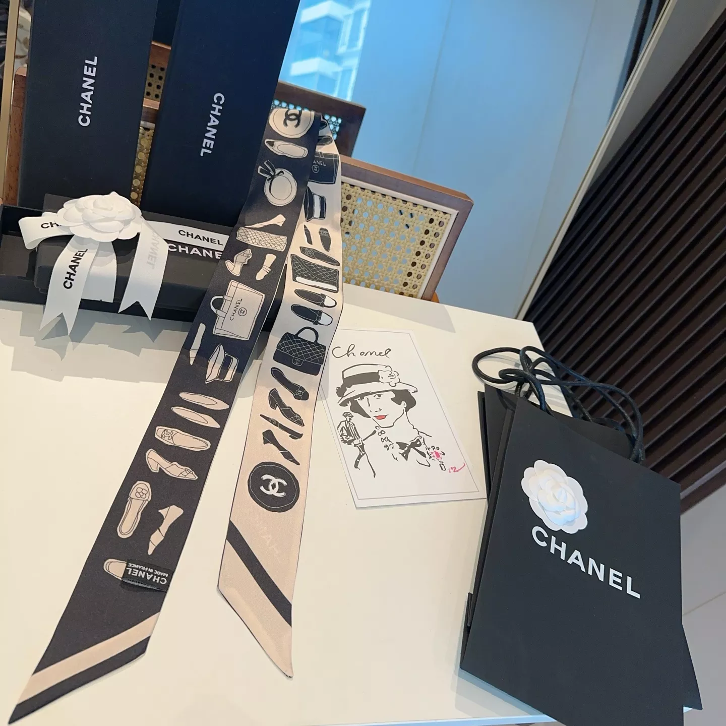 Chanel Silk Scarf BestValue 6530