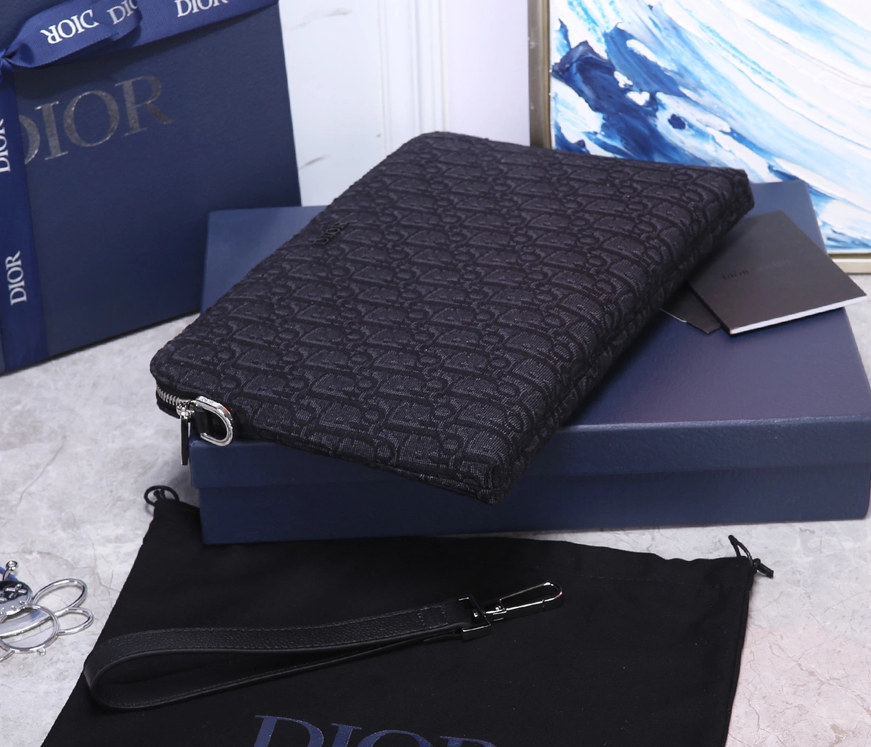 Christian Dior AAA Man Wallets Cozy 6604 - Image 3