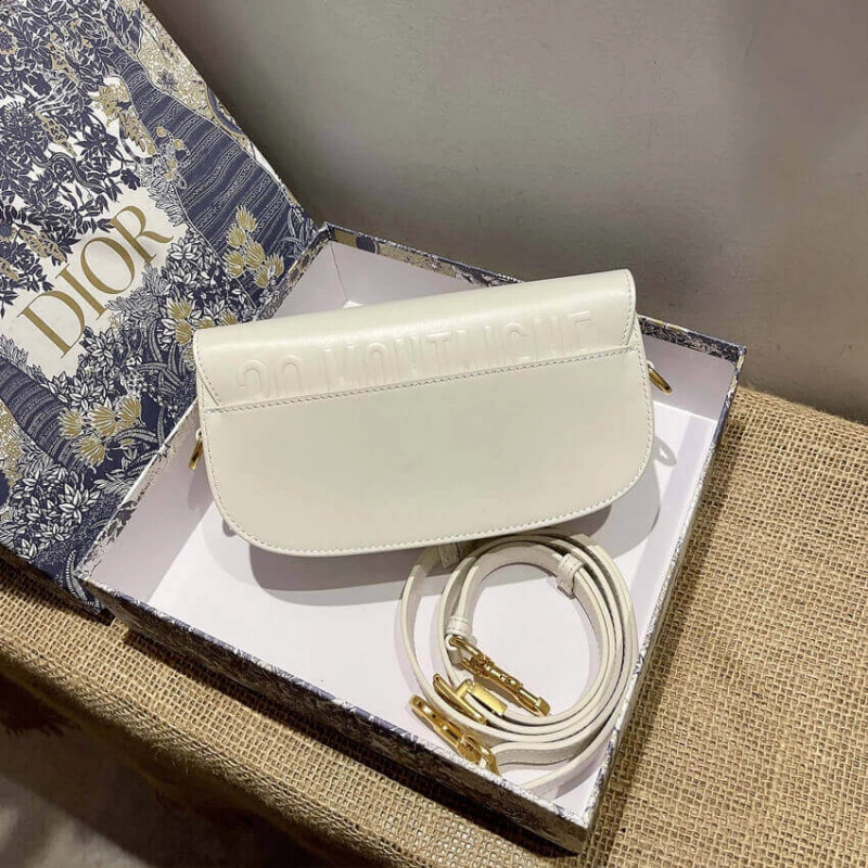 Internal Christian Dior Bobby East-West Bag M9327 in White Box Calfskin - Image 7