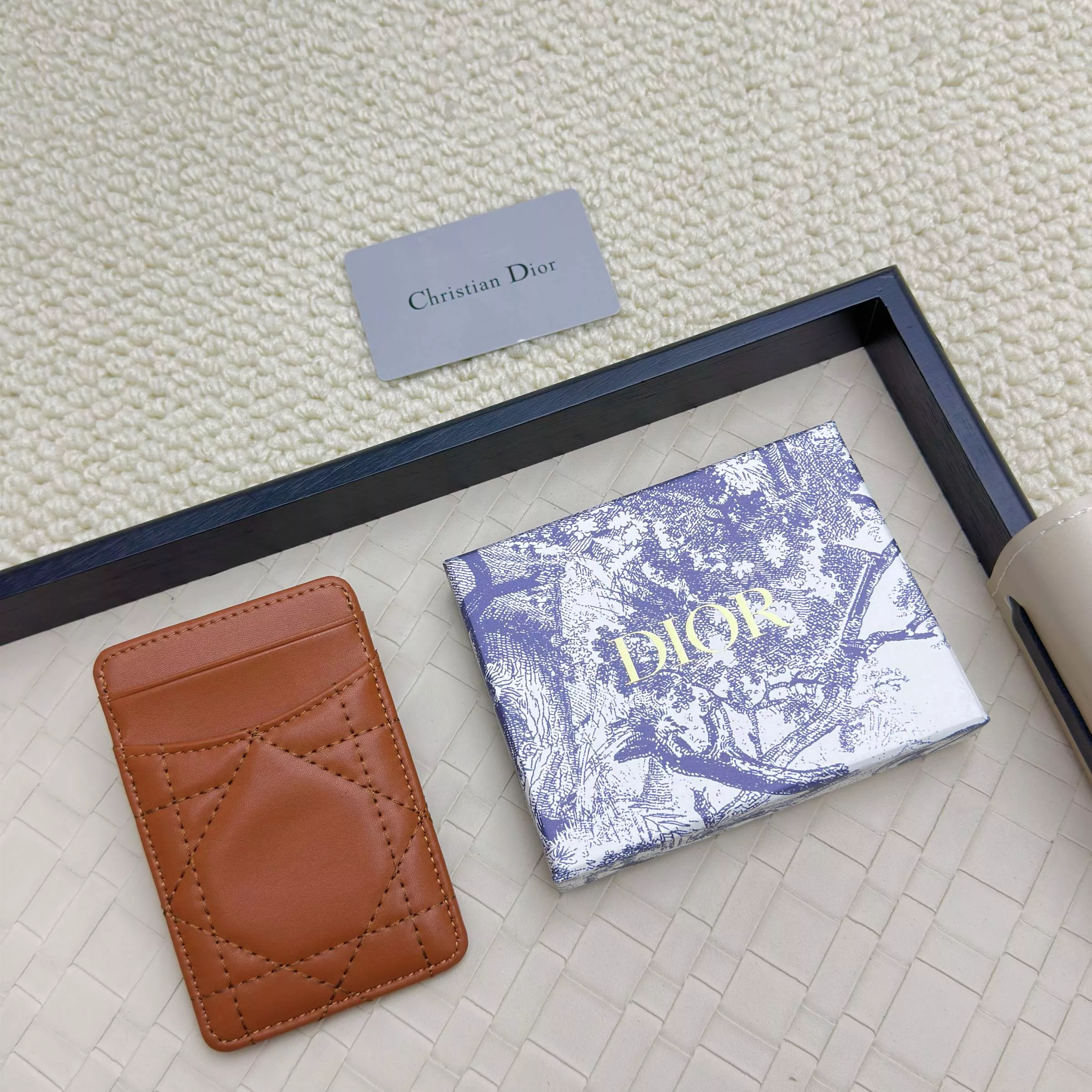 Christian Dior Card Case Timeless 8826