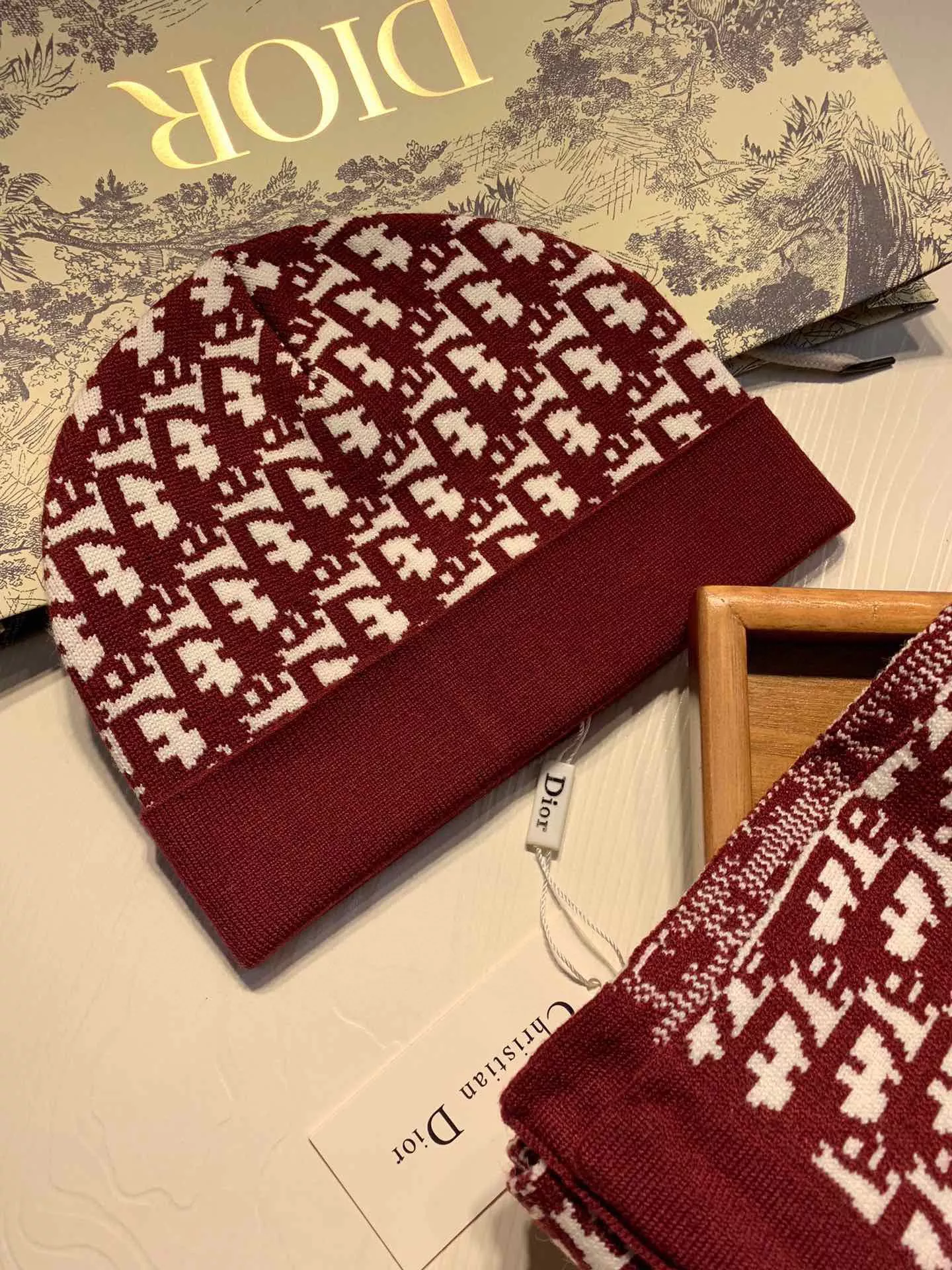 Christian Dior Hat and Scarf Set TopPick 8946 - Image 5