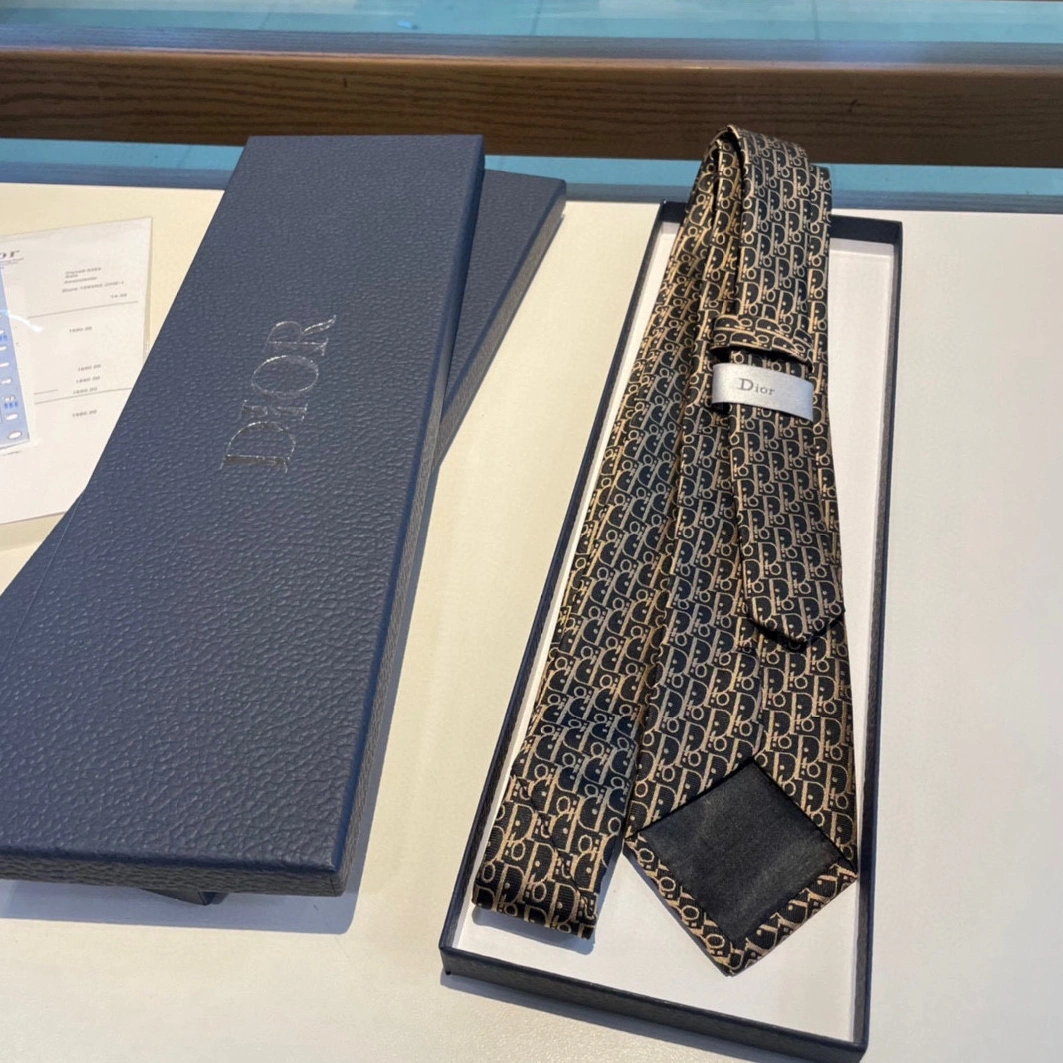 Christian Dior Necktie For Men Fashionable 9760