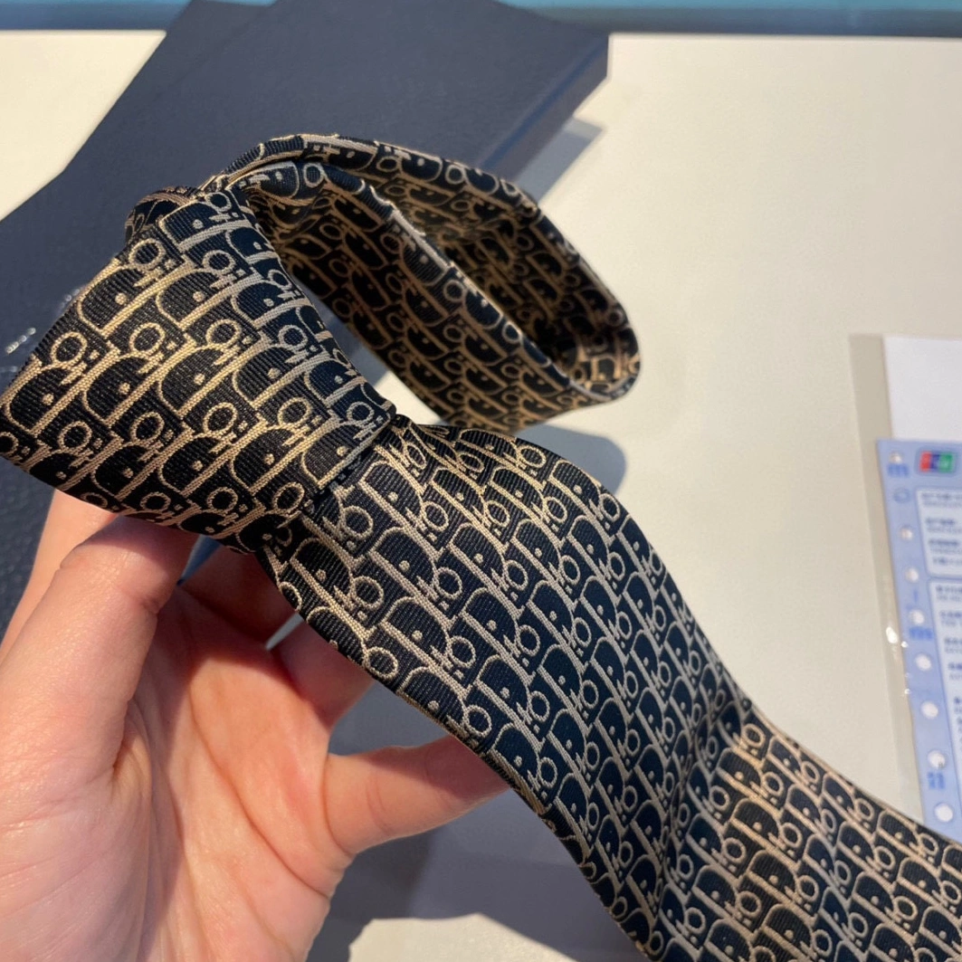 Christian Dior Necktie For Men Fashionable 9760 - Image 4