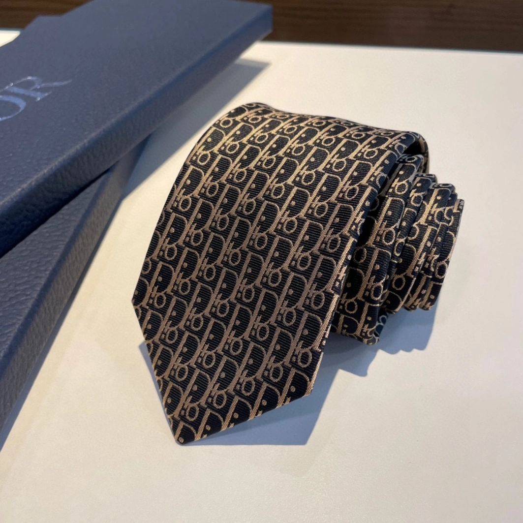 Christian Dior Necktie For Men Fashionable 9760 - Image 5