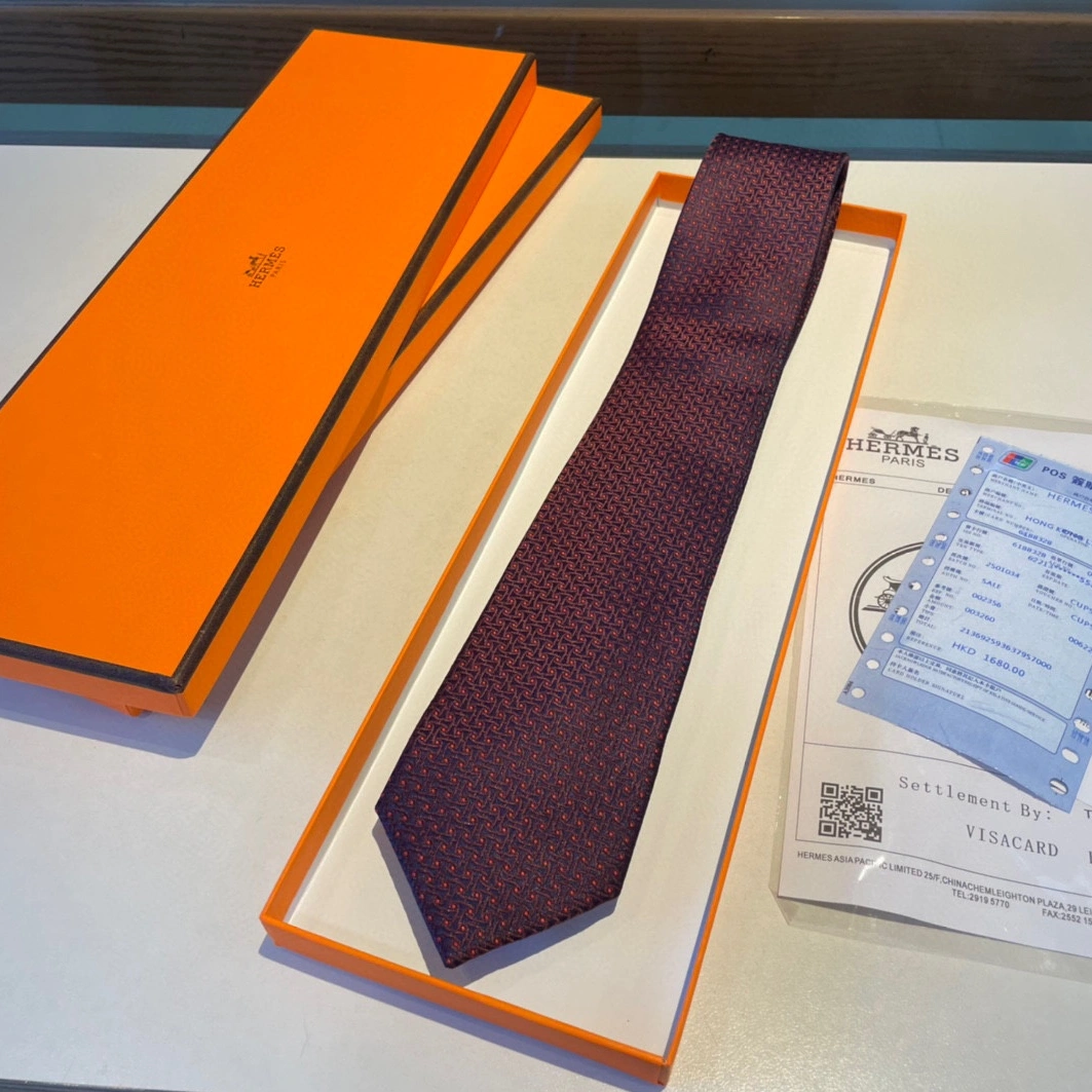 Comfortable 4266 Hermes Necktie For Men - Image 6