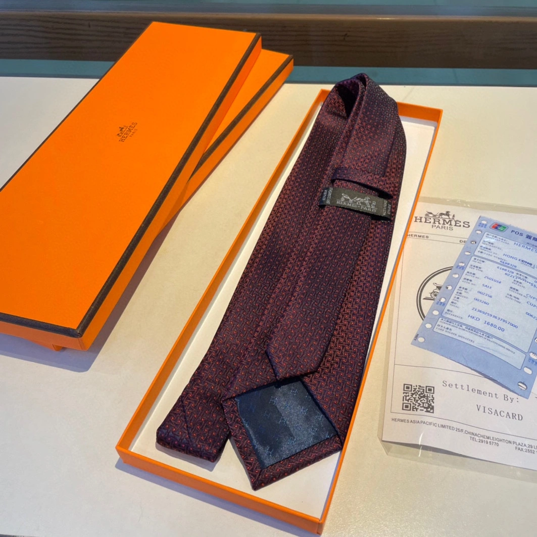 Comfortable 4266 Hermes Necktie For Men - Image 7