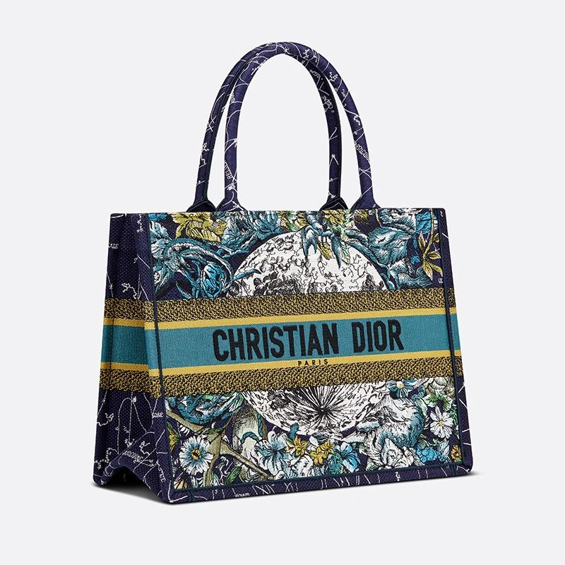 Dior Book Tote Constellation Motif Canvas Blue HighQuality 8677 - Image 3