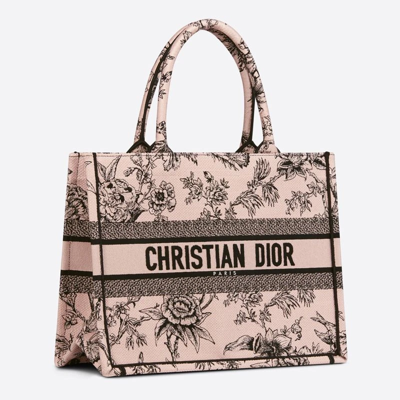 Dior Book Tote Jardin Botanique Motif Canvas Cherry ModernLook 5531 - Image 3