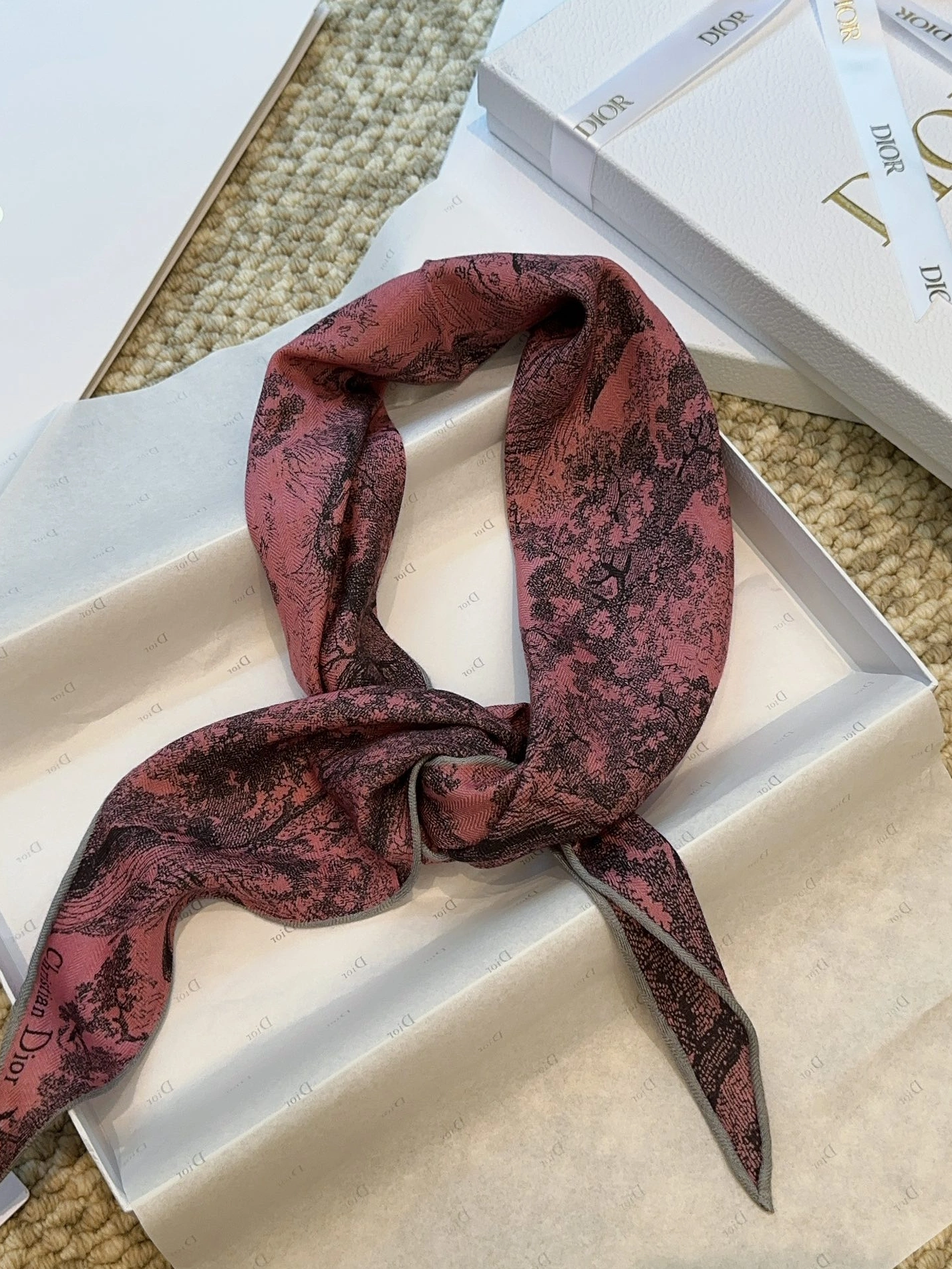 Durable 2645 Christian Dior Silk Scarf - Image 4