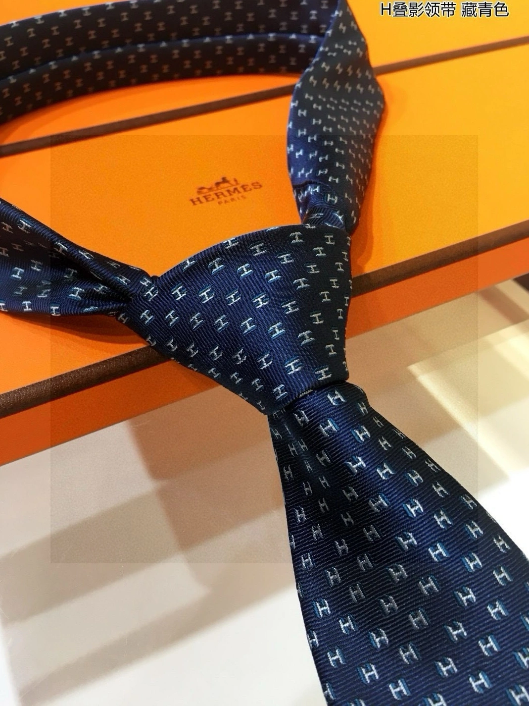 Durable 3582 Hermes Necktie For Men - Image 3