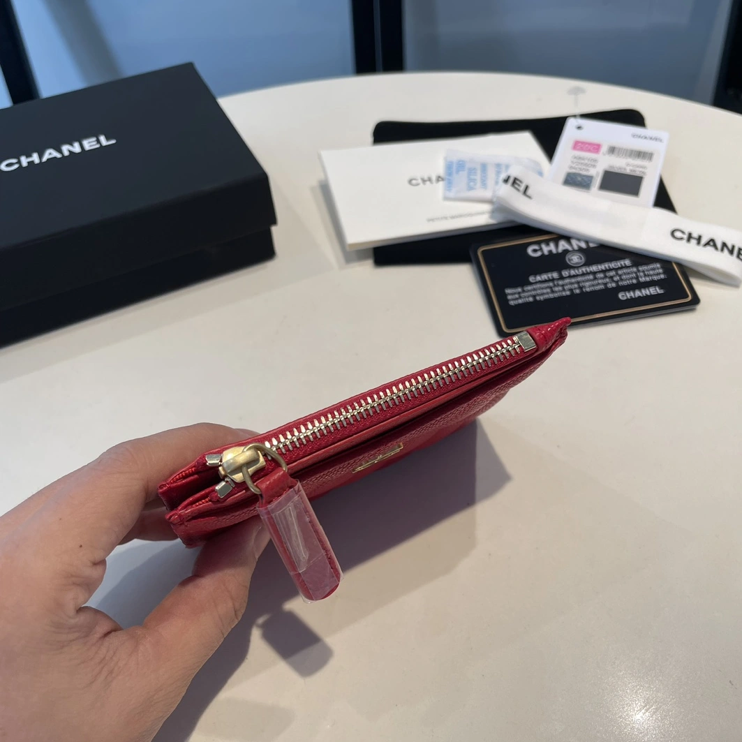 Flexible 8032 Chanel AAA Quality Card Case For Women - Image 4