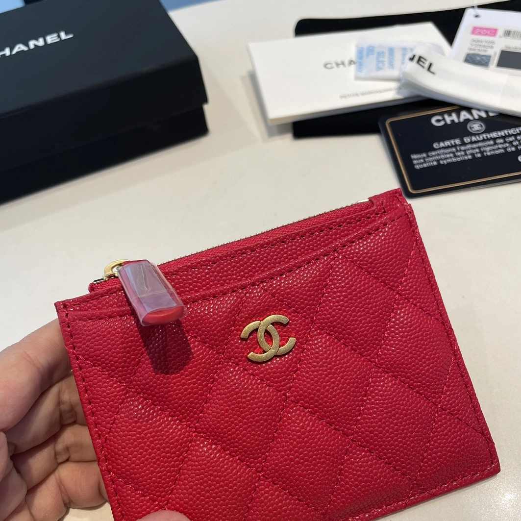 Flexible 8032 Chanel AAA Quality Card Case For Women - Image 5