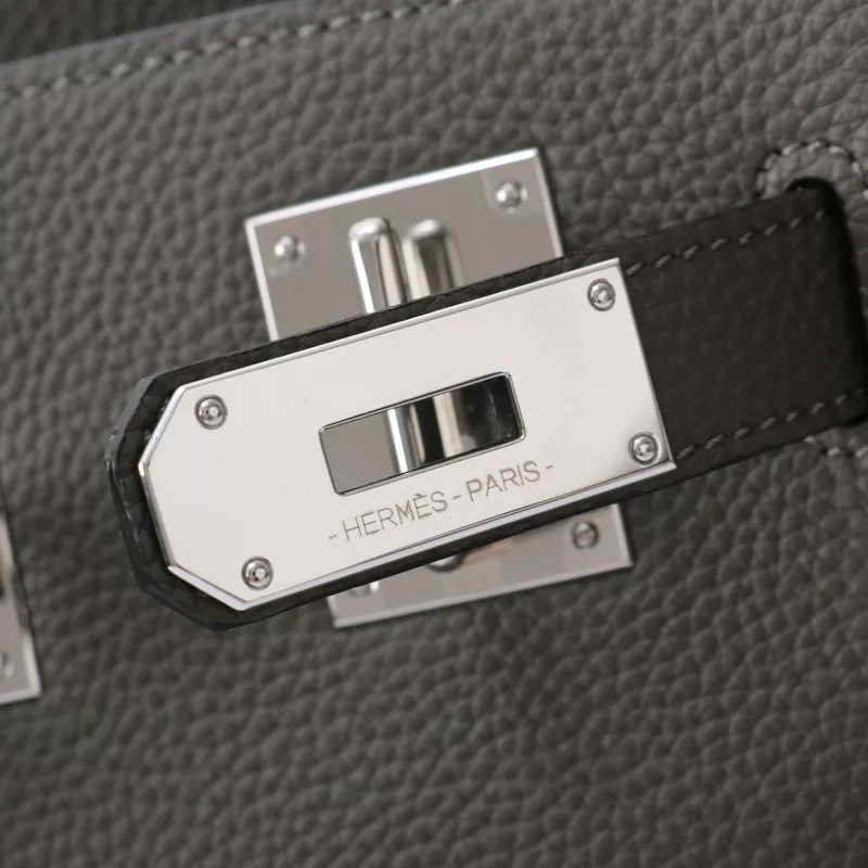 Hermes AAA Quality Messenger Bags In Gray For Unisex Trendsetting 3728 - Image 4