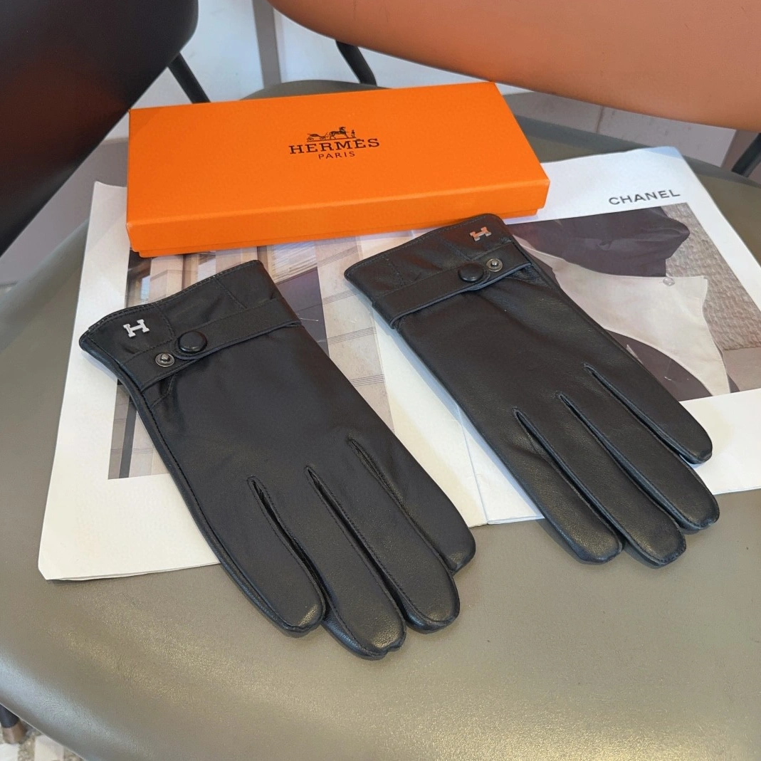 Hermes Gloves For Men Trendy 3253 - Image 3
