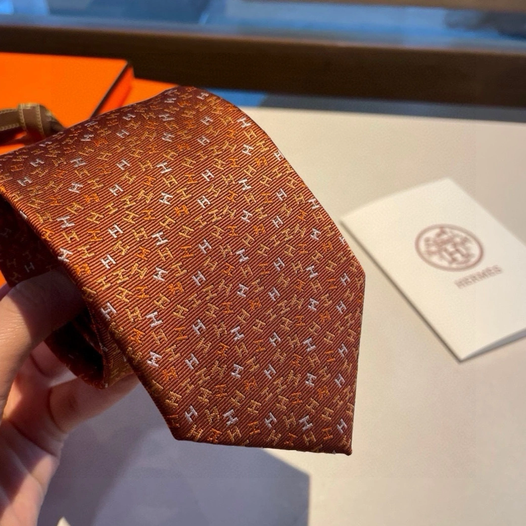 Hermes Necktie For Men BestValue 7229 - Image 8
