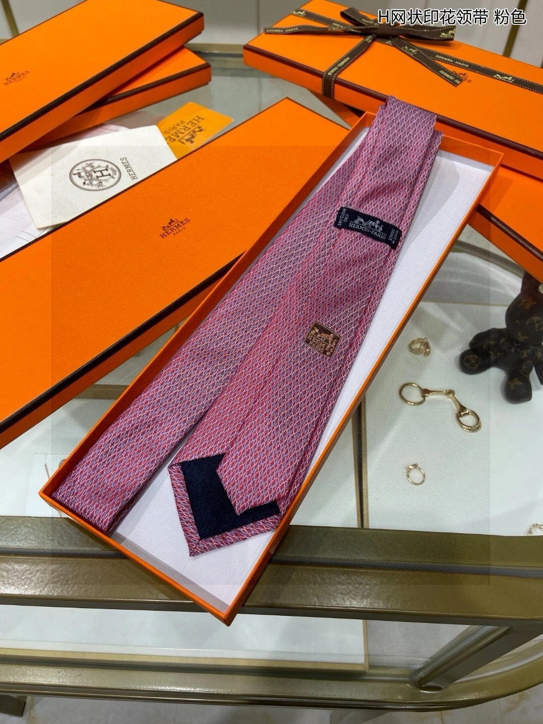 Hermes Necktie For Men Durable 2795 - Image 3