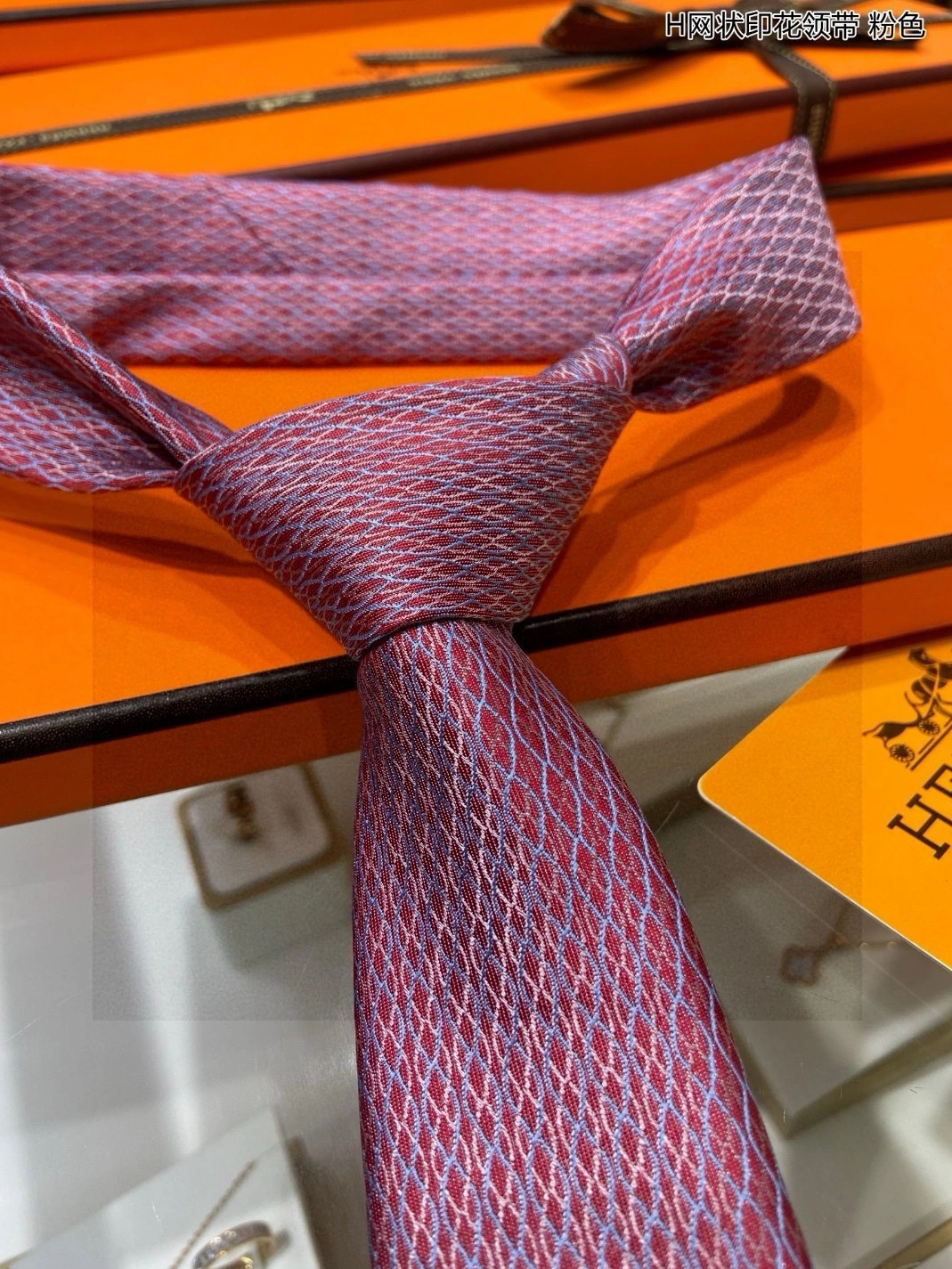 Hermes Necktie For Men Durable 2795 - Image 4