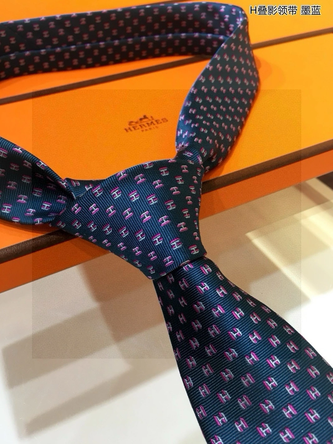 Hermes Necktie For Men Practical 8534 - Image 3