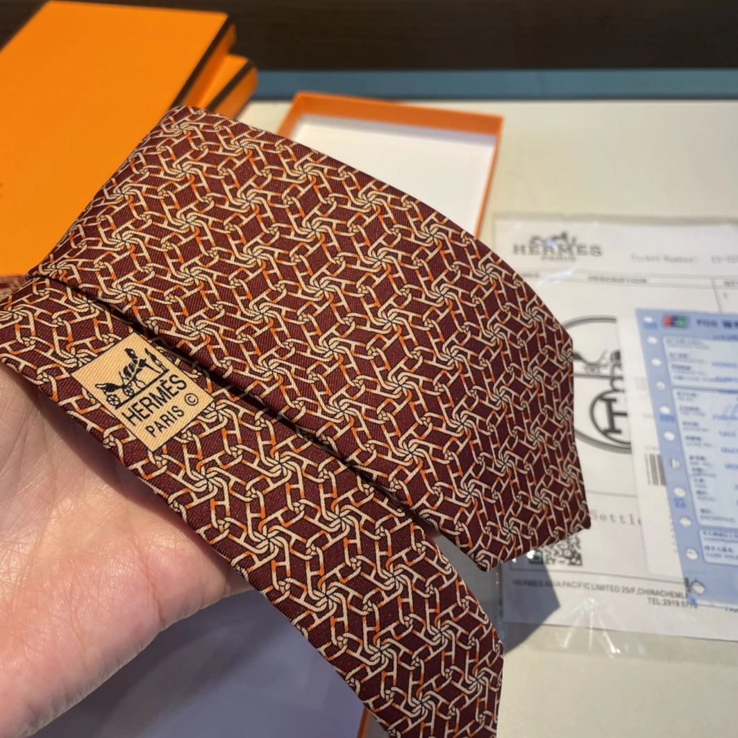 Hermes Necktie For Men TopPick 3935 - Image 3