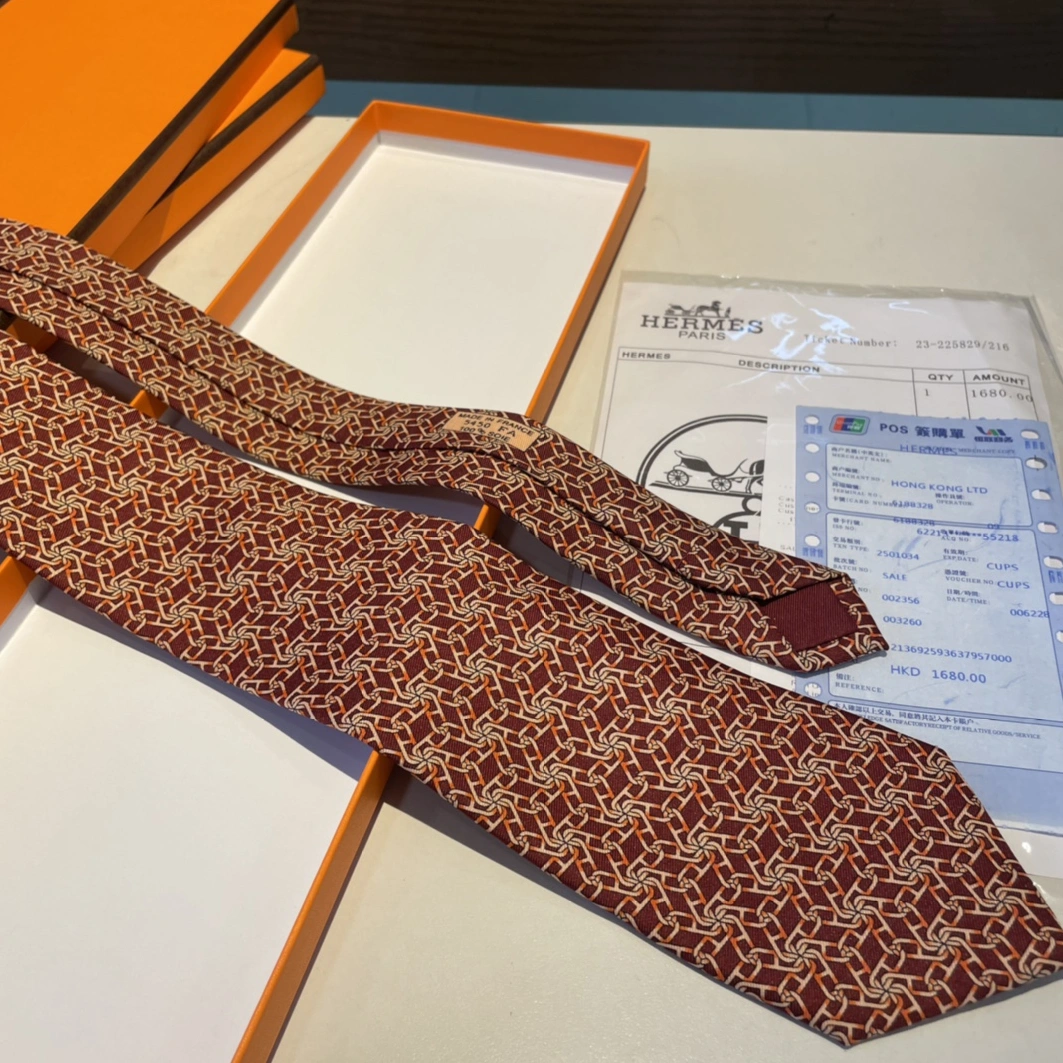 Hermes Necktie For Men TopPick 3935 - Image 5