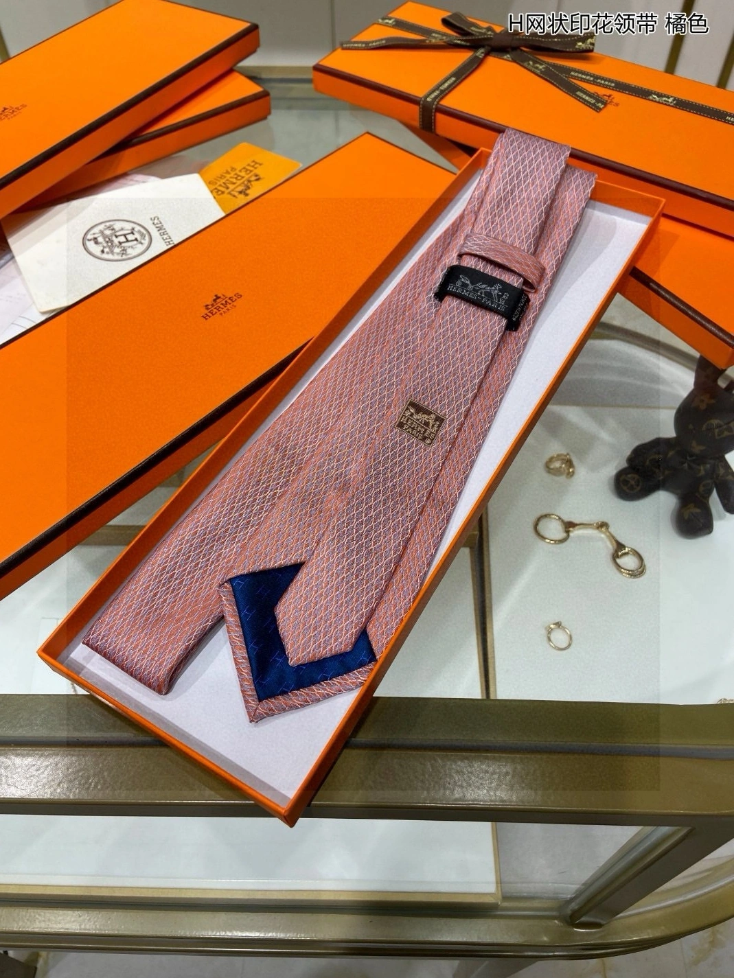 Hermes Necktie For Men UrbanStyle 2092 - Image 3