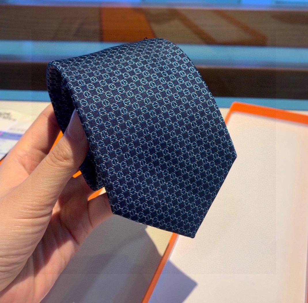 Hermes Necktie For Men Versatile 8616