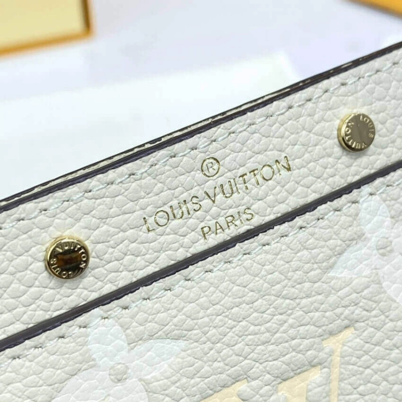 3 card sl Louis Vuitton Card Holder Beige - Image 7