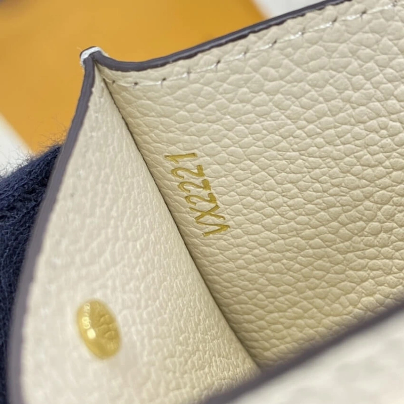 3 card sl Louis Vuitton Card Holder Beige - Image 9