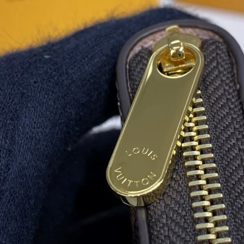 Crafted fr Louis Vuitton Damier Ebene Zippy Coin Purse Pink - Image 7