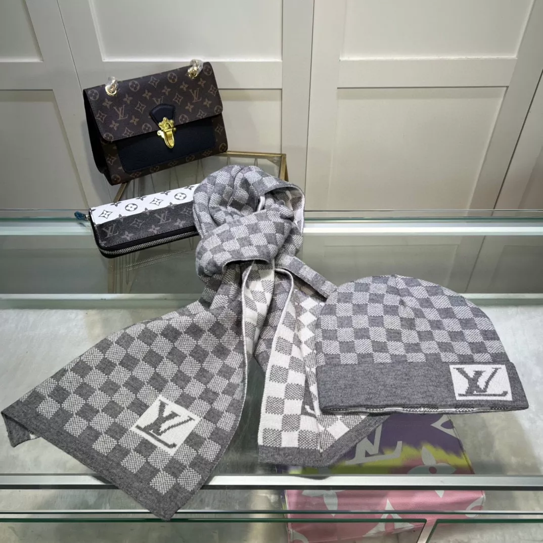 Louis Vuitton LV Hat and Scarf Set SportInspired 4894