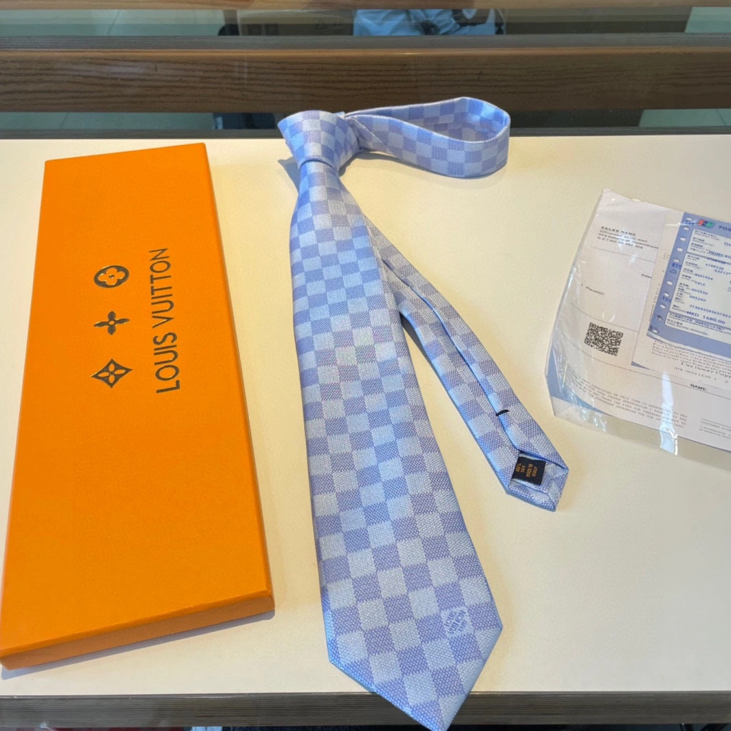 Louis Vuitton LV Necktie For Men Vibrant 4446 - Image 3