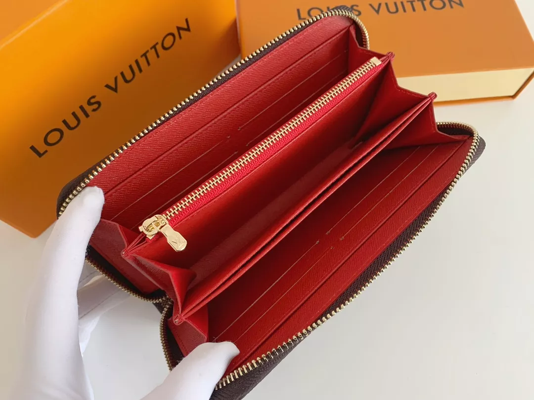 Louis Vuitton LV Wallets In Red Efficient 1893 - Image 5