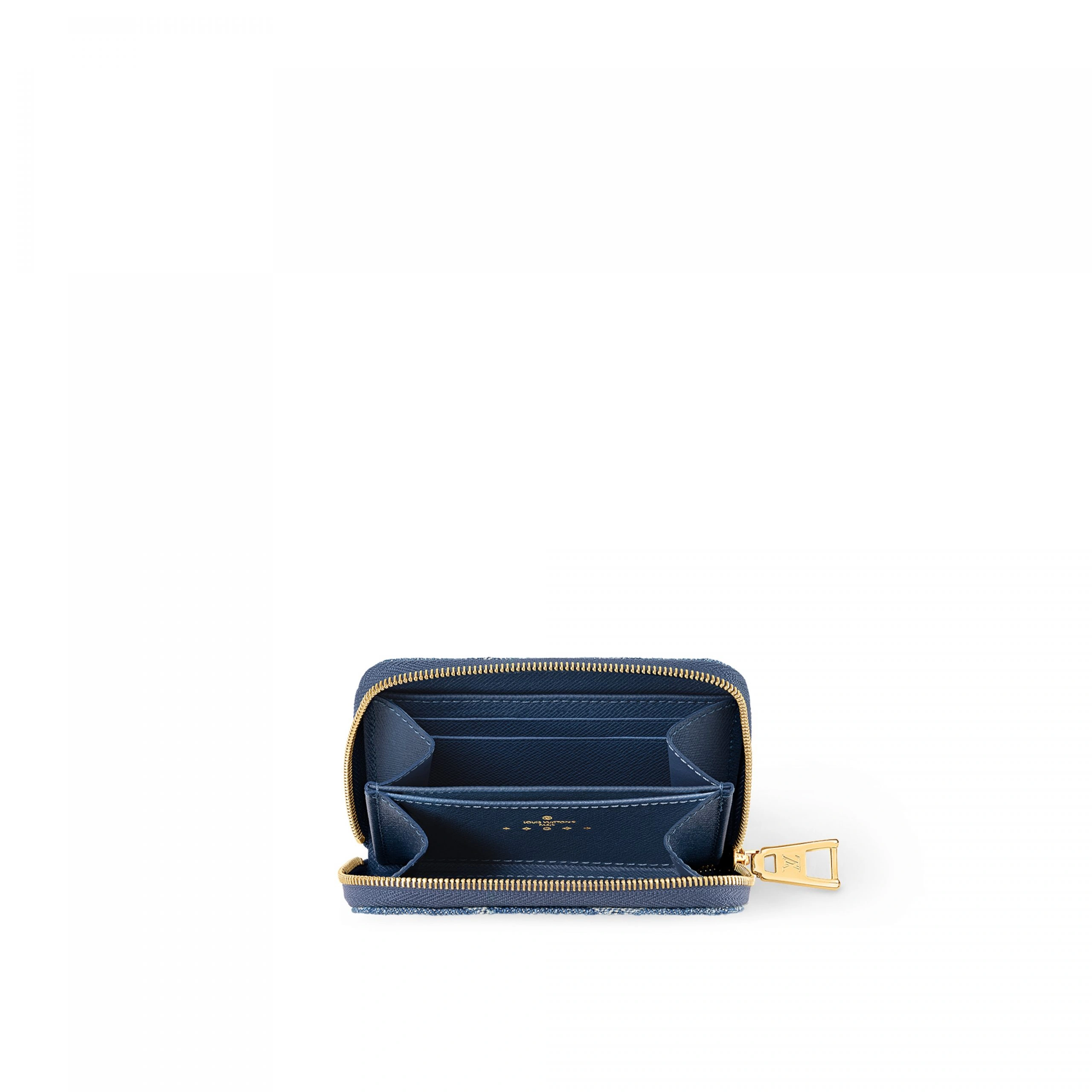 Louis Vuitton M82957 Zippy Coin Purse Denim Blue