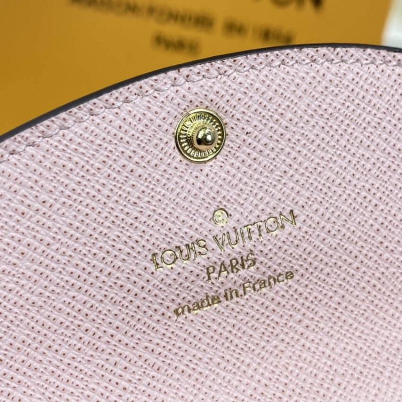 Pressstud Louis Vuitton Monogram Canvas Rosalie Coin Purse Pink - Image 8