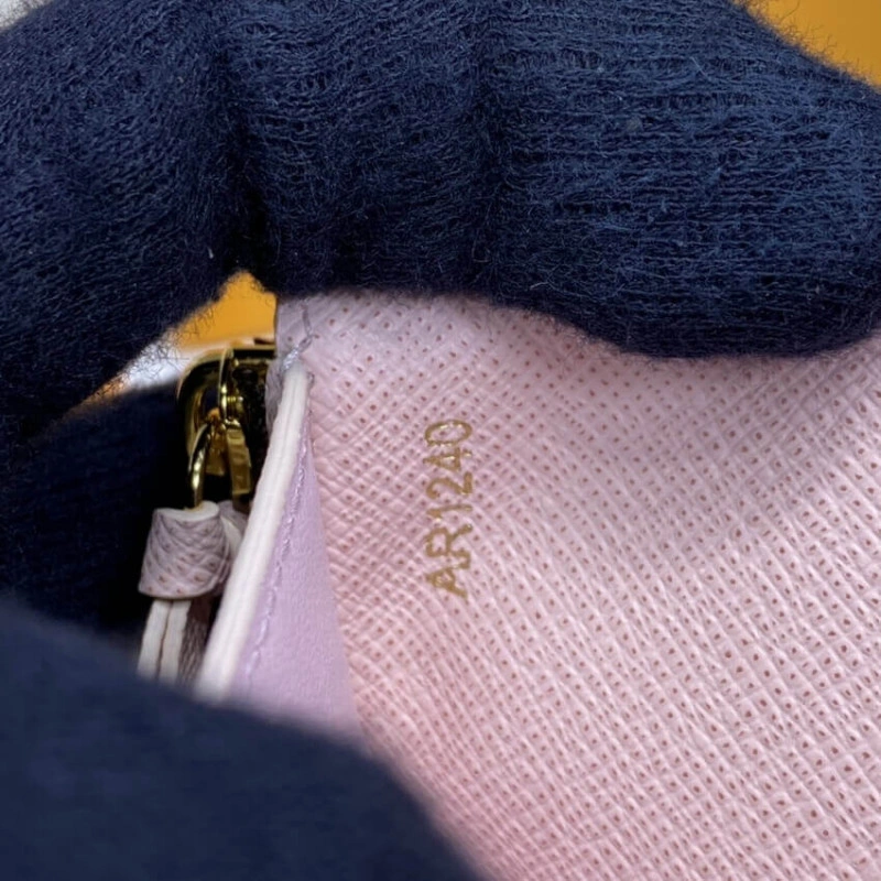 The compac Louis Vuitton Monogram Canvas Victorine Wallet Pink - Image 10