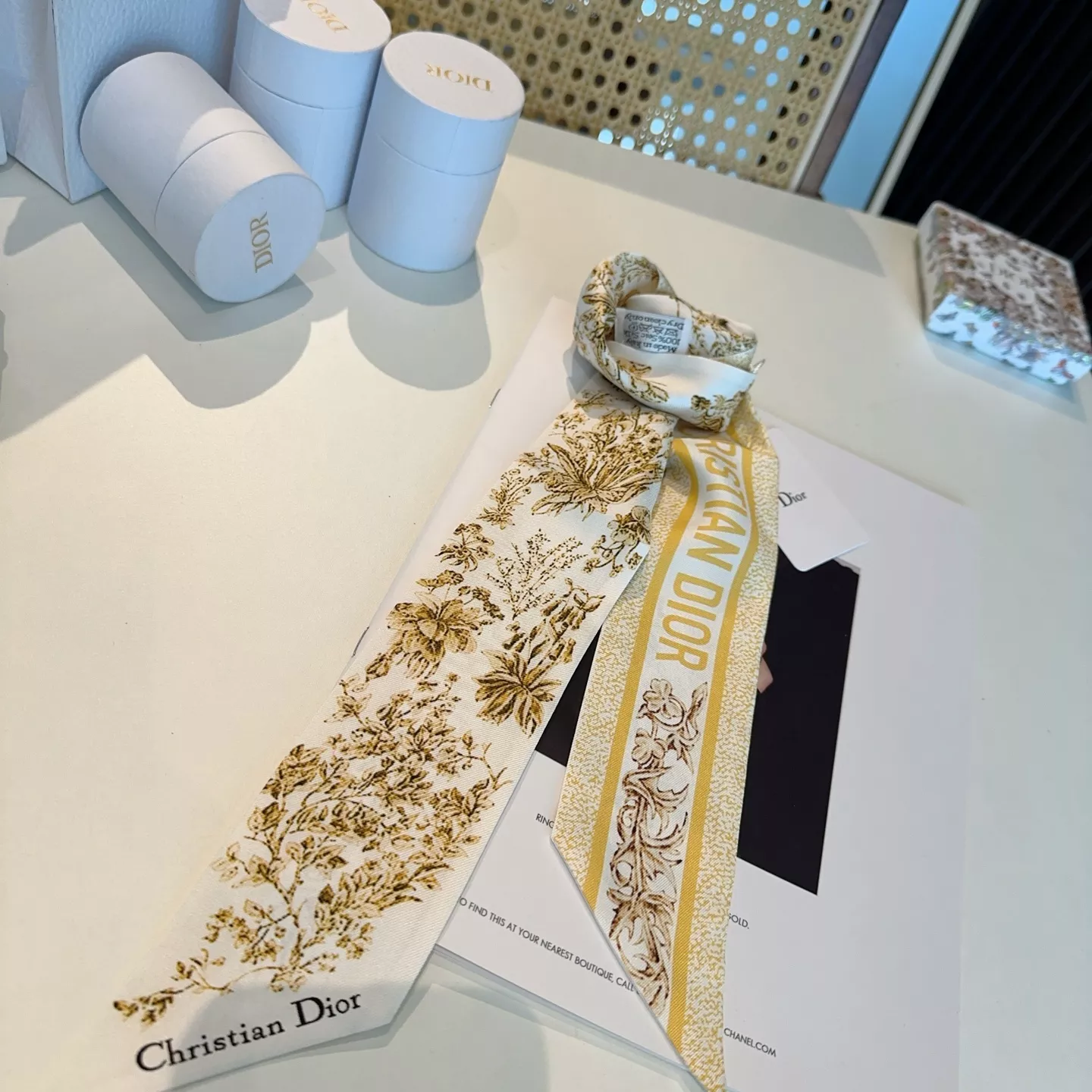 Modern 5411 Christian Dior Silk Scarf