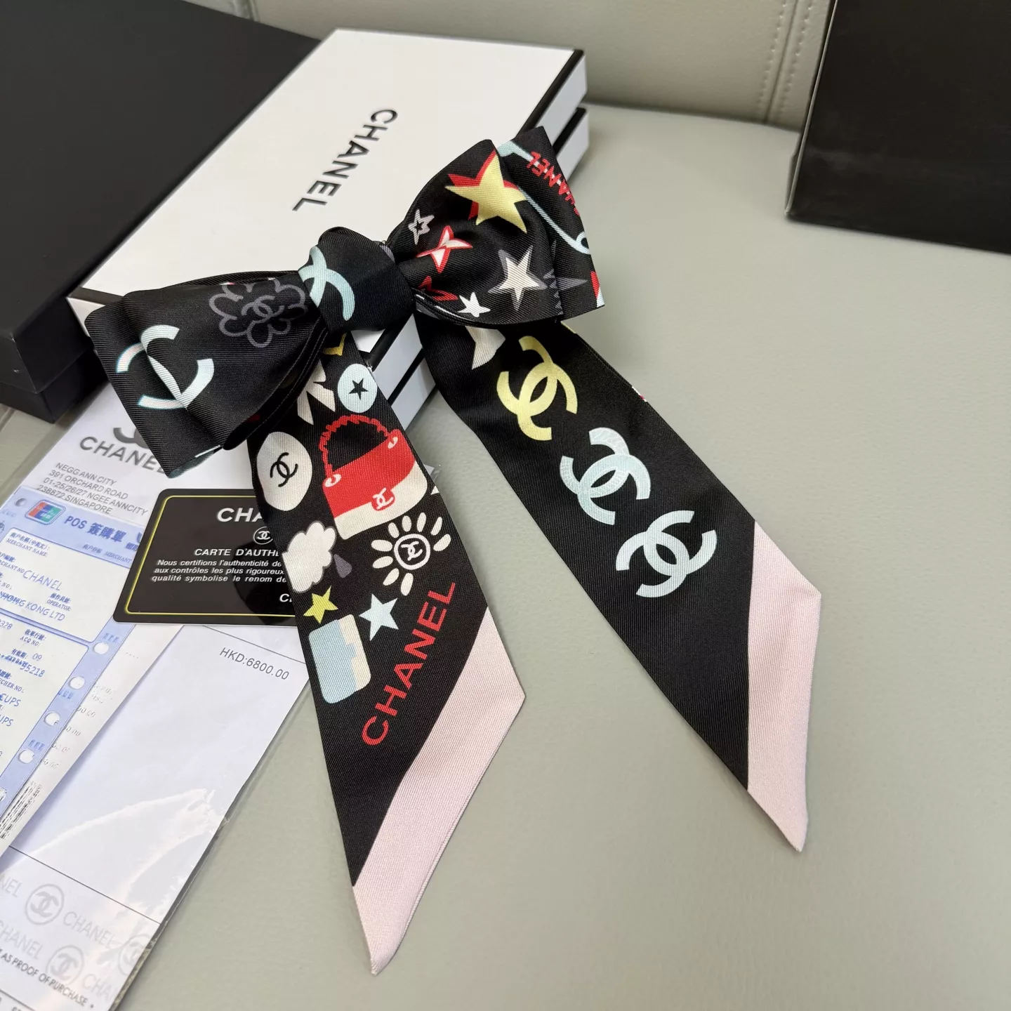 ModernLook 1304 Chanel Silk Scarf - Image 3