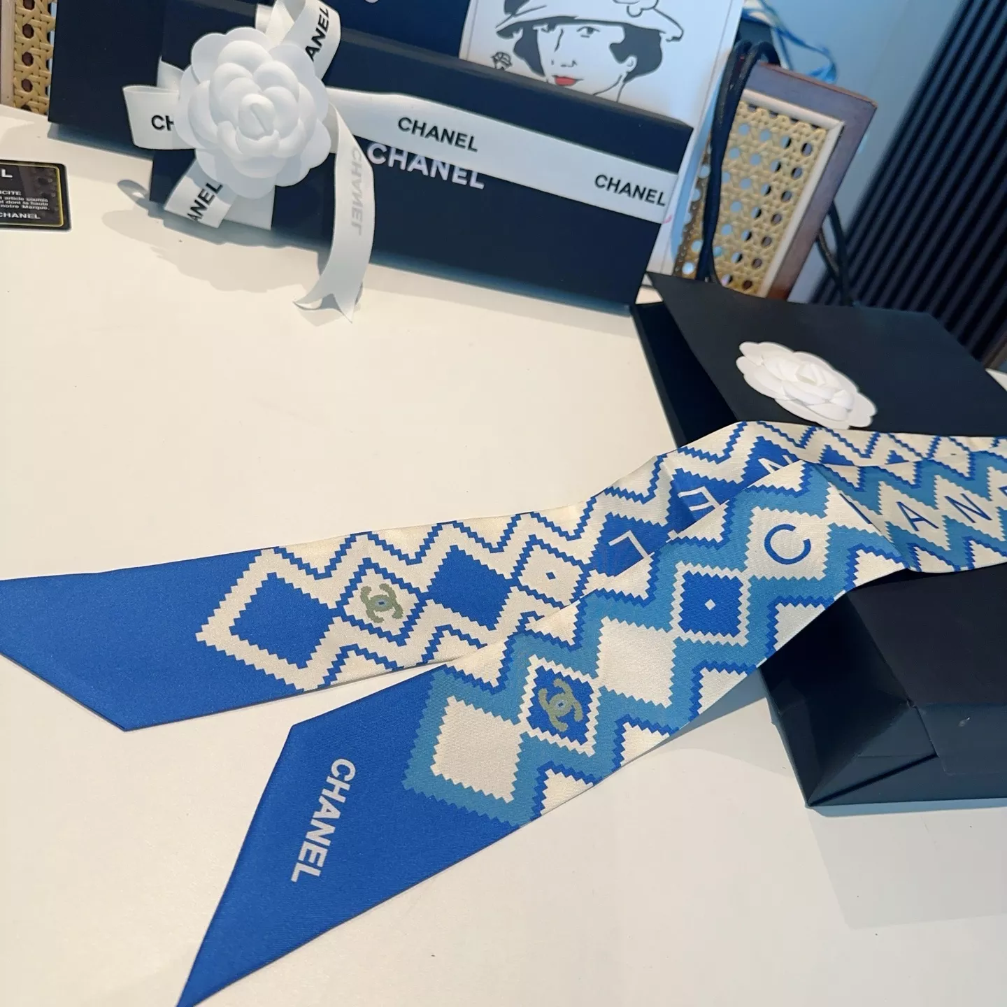 Popular 3844 Chanel Silk Scarf