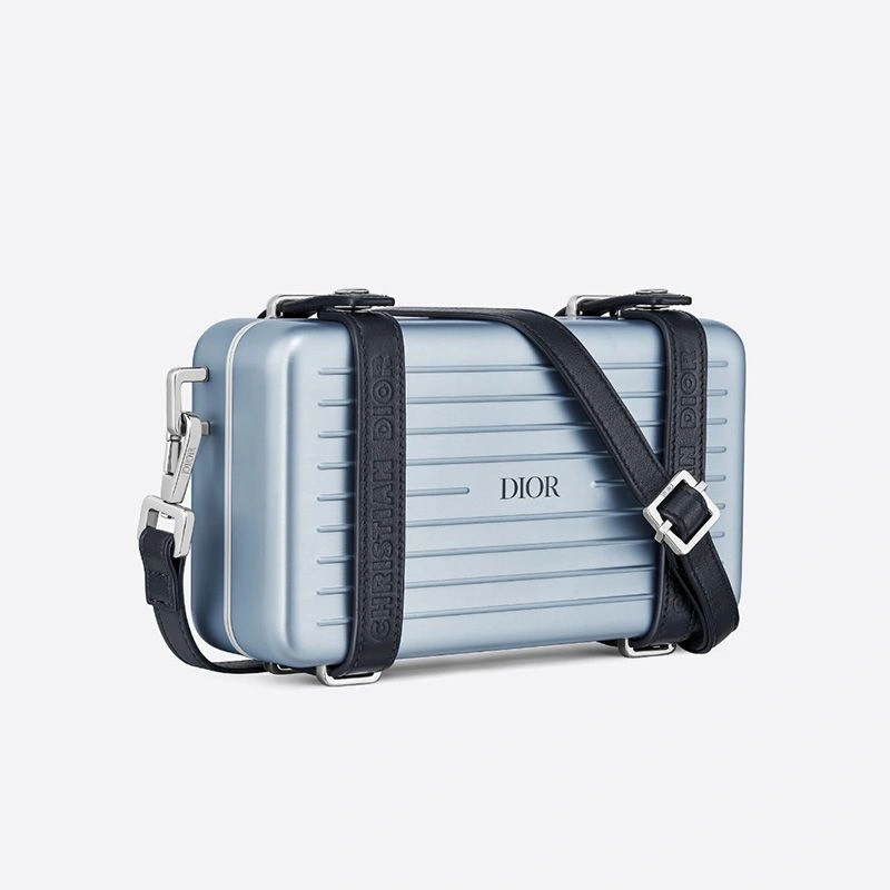 Popular 9079 Dior x Rimowa Personal Clutch Aluminum Sky Blue - Image 3