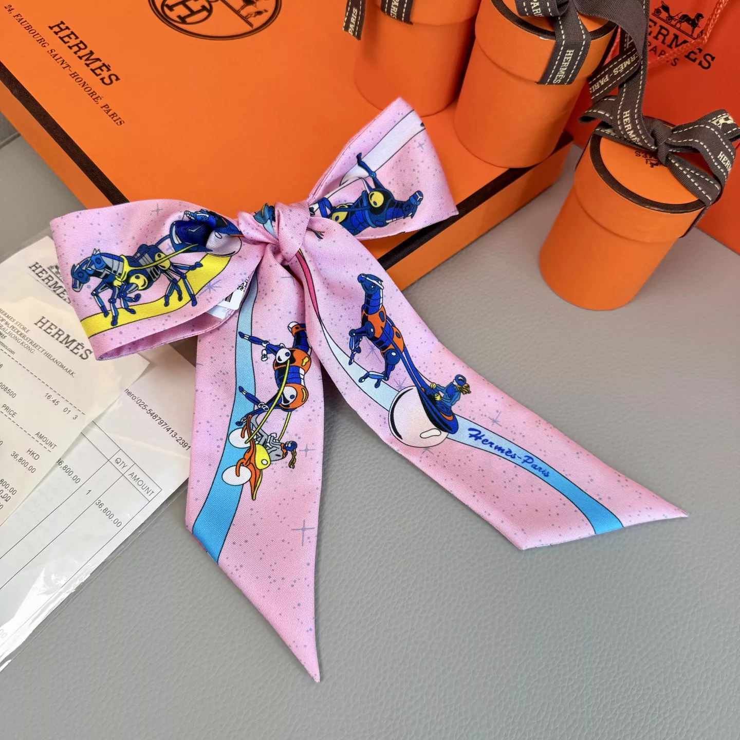 SmartChoice 2669 Hermes Silk Scarf - Image 3