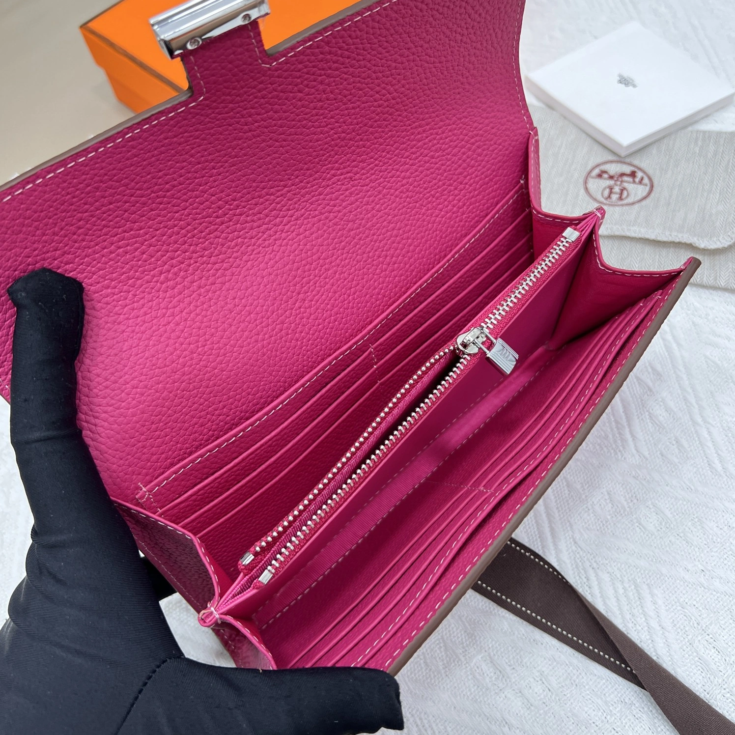 Sophisticated 9581 Hermes AAA Quality Wallets - Image 7